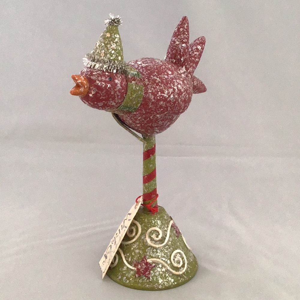 NWOT Whimsical Happy Winter Bird - Picture 2 of 6